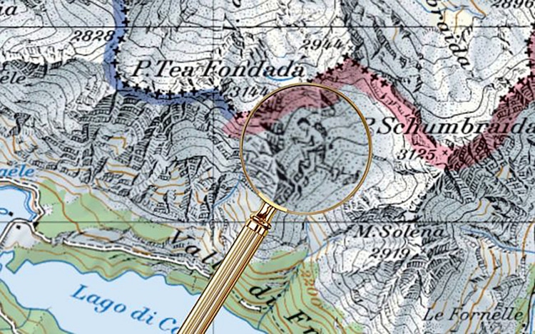 Hidden Illustrations in Swiss Maps