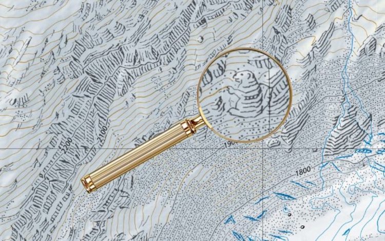 Hidden Illustrations in Swiss Maps